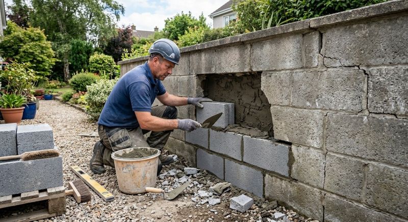 Block Wall Repair in Blaine, WA