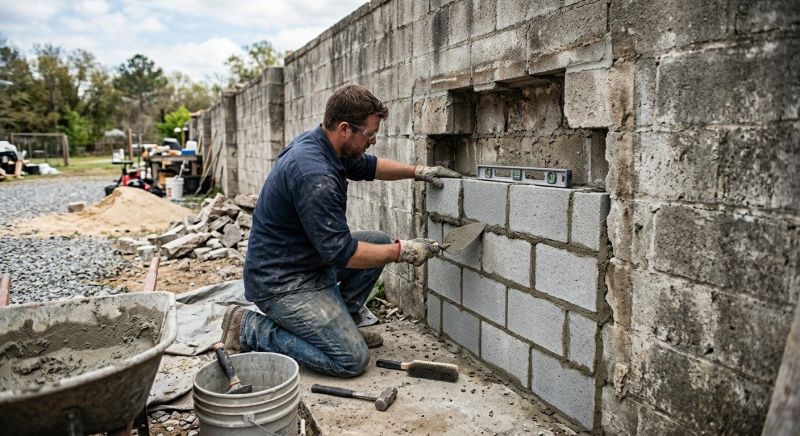 Block Wall Repair in Whatcom County, WA