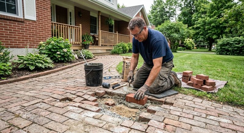 Brick Flatwork Repair in Burlington, WA