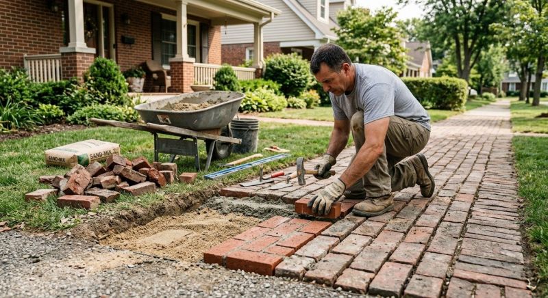Brick Flatwork Repair in Eastsound, WA