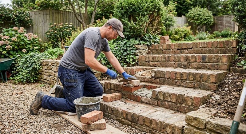 Brick Stairs Repair in Everson, WA