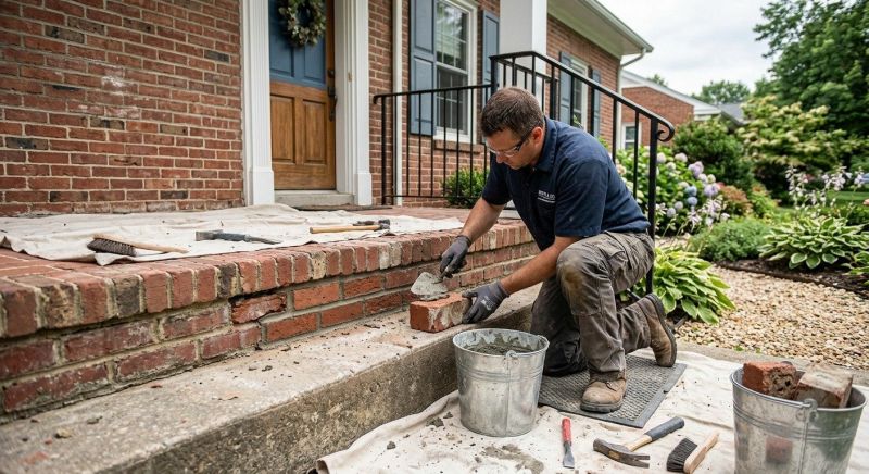 Brick Stairs Repair in Whatcom County, WA
