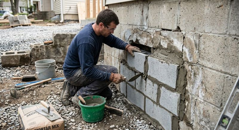 Concrete Block Repair in Lynden, WA