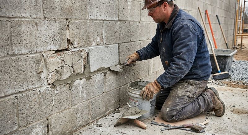 Masonry Wall Repair in Bellingham, WA