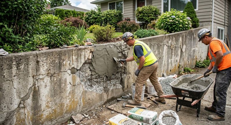 Retaining Wall Repair in Deming, WA