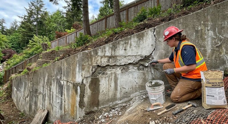 Retaining Wall Repair in Everson, WA