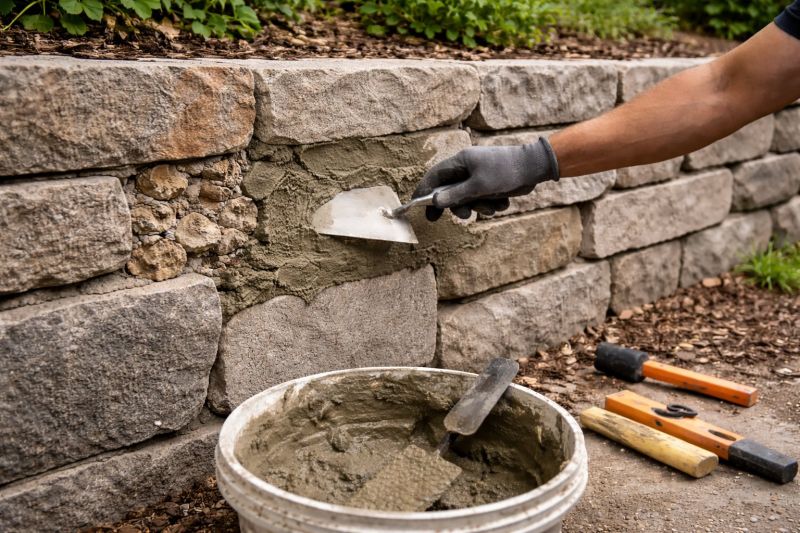 Rock Wall Repair in Bellingham, WA