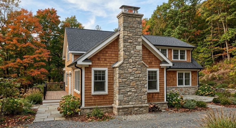 Stone Chimney Installation in Blaine, WA