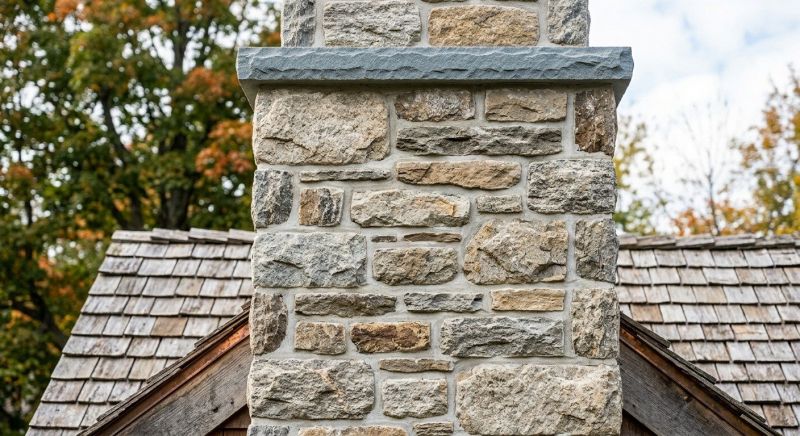 Stone Chimney Installation in Eastsound, WA