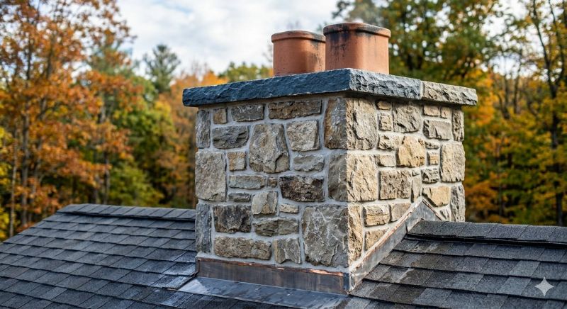 Stone Chimney Installation in Ferndale, WA