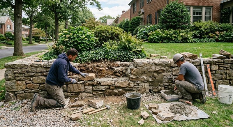 Stone Column Repair in Bellingham, WA