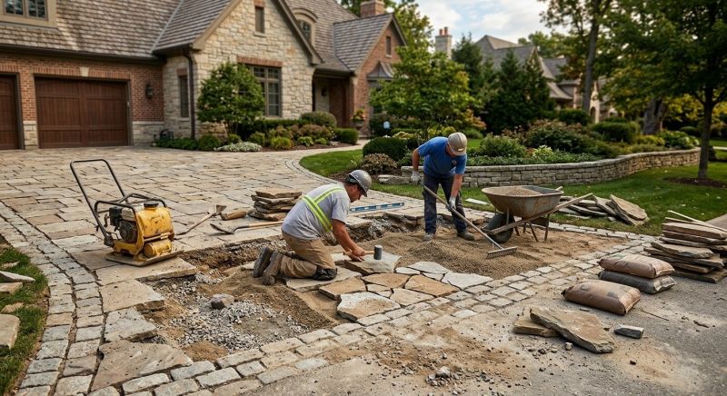 Stone Driveway Repair in Bellingham, WA