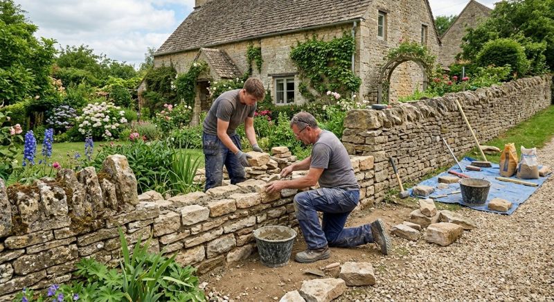 Stone Wall Repair in Everson, WA