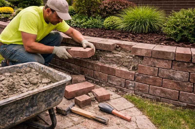 Brick Retaining Wall Repair